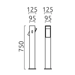 Helestra Isy LED Pollerleuchte