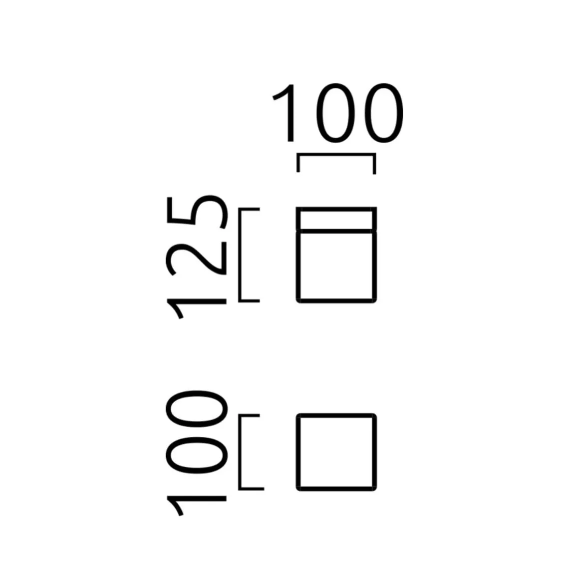 Helestra Keto LED Deckenleuchte, eckig