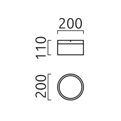 Helestra Liv LED Deckenleuchte mit Casambi-Modul