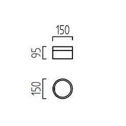 Helestra Liv LED Deckenleuchte