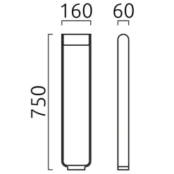 Helestra Luz 44 LED Pollerleuchte