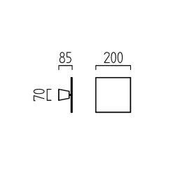 Helestra Meta LED Außenwandleuchte
