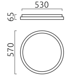 Helestra Mori LED Deckenleuchte
