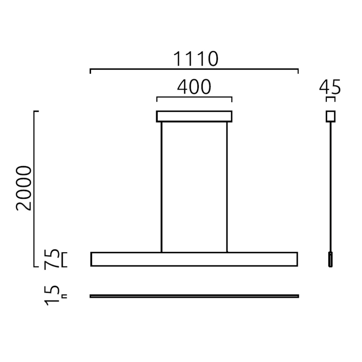 Helestra Nex LED Pendelleuchte