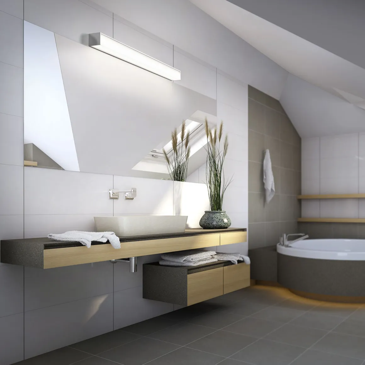 Helestra Nok LED Wand- / Spiegelleuchte