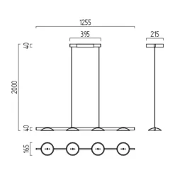 Helestra Pole LED Pendelleuchte