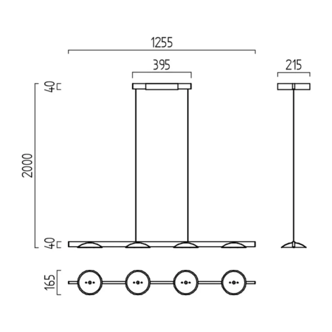Helestra Pole LED Pendelleuchte