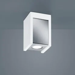 Helestra Pont Deckenleuchte aus Gips, 10 x 10 cm