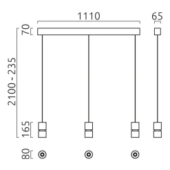 Helestra Rok LED Pendelleuchte