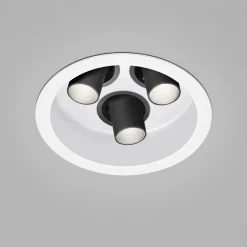 Helestra Run LED Deckeneinbaustrahler, 3-flg.