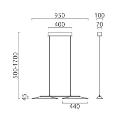 Helestra Sally LED Pendelleuchte