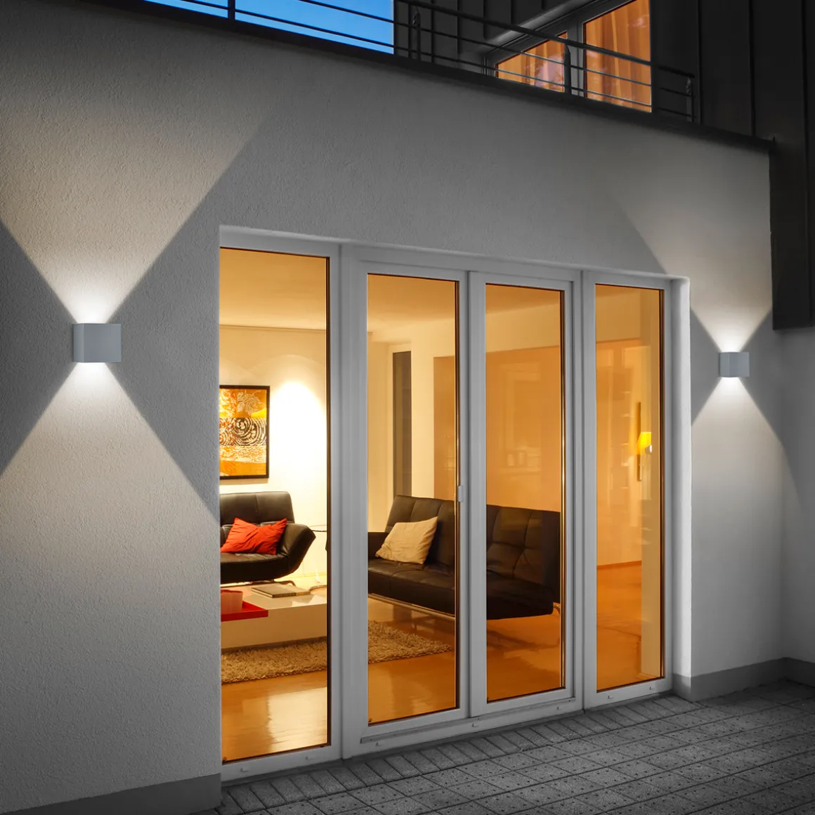 Helestra Siri 44 - L LED Außenwandleuchte