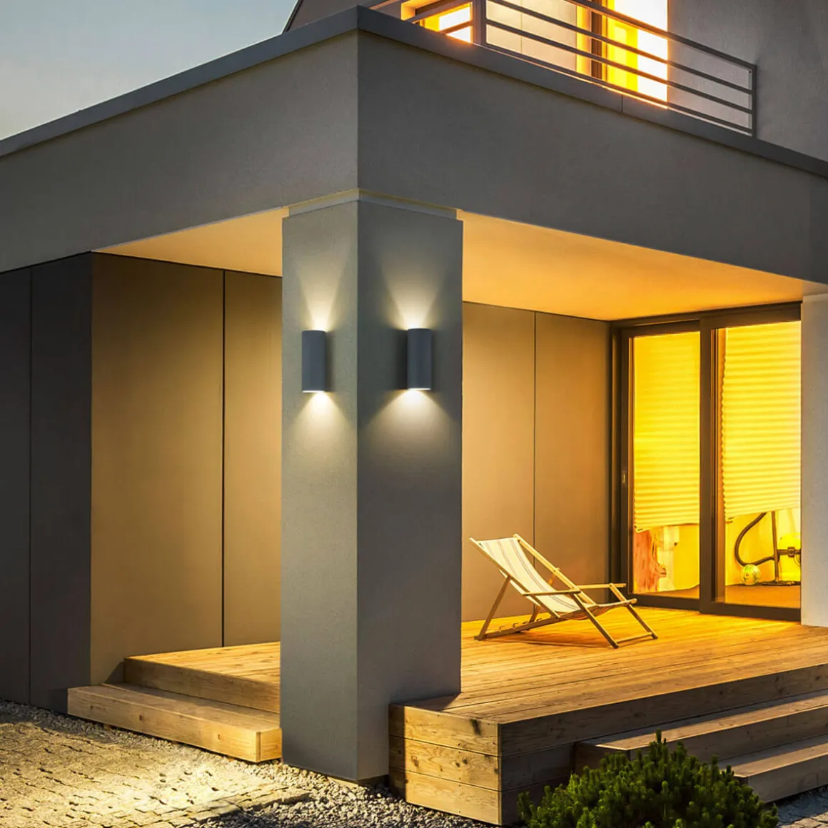 Helestra Swift LED Außenwandleuchte