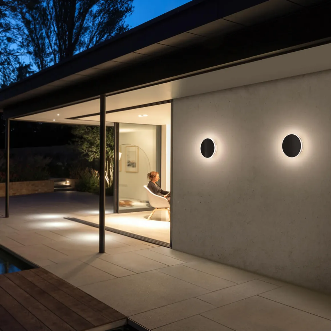 Helestra Tour LED Außenwandleuchte