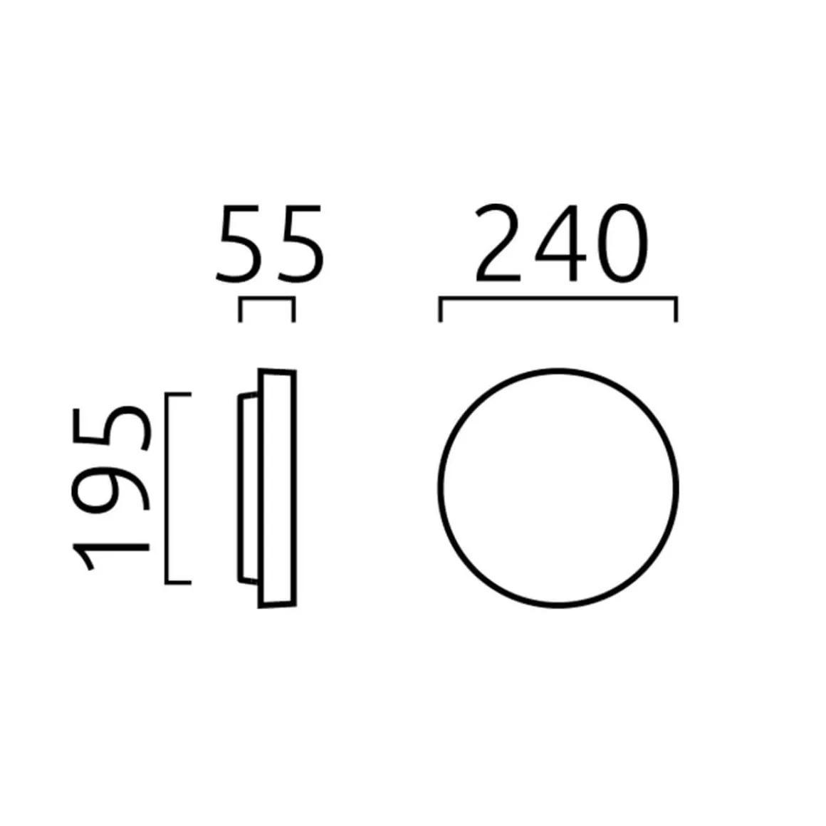 Helestra Tour LED Außenwandleuchte