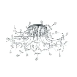 HELL Crystal LED Deckenleuchte, Ø: 77 cm