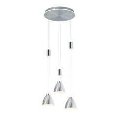 HELL Leni LED Pendelleuchte, 3-flg., mit Rondell