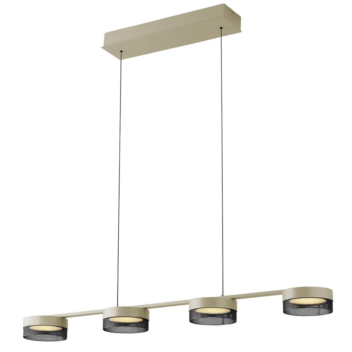 HELL Mesh LED Pendelleuchte, 4-flg.