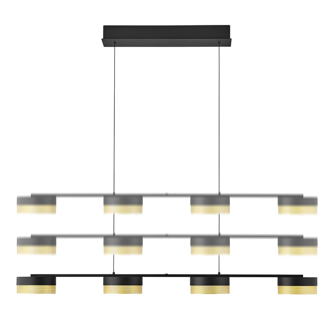 HELL Mesh LED Pendelleuchte, 4-flg.
