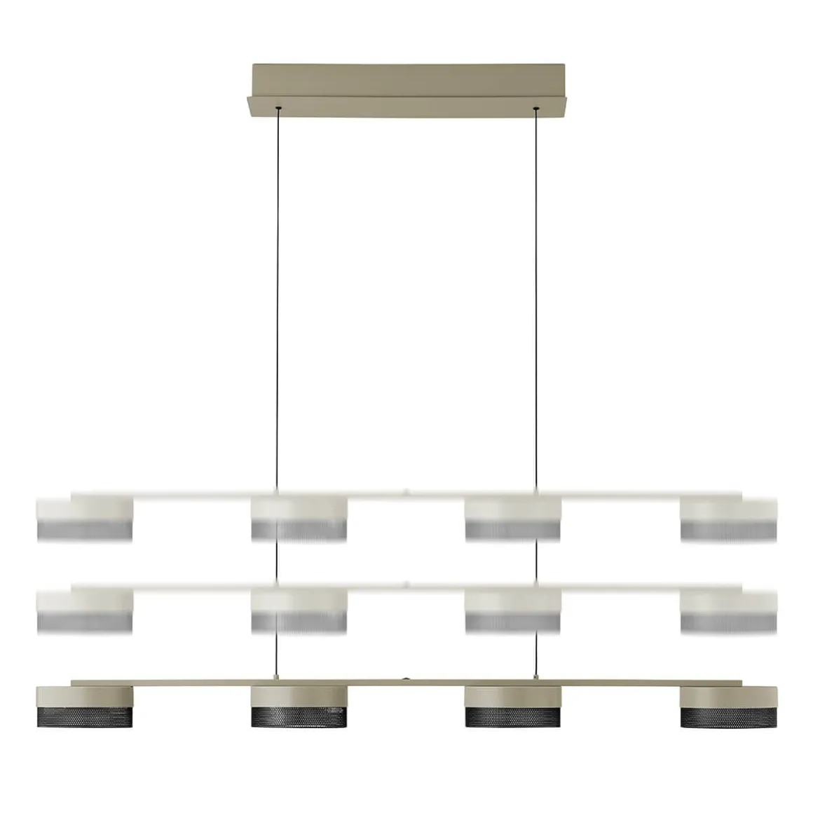 HELL Mesh LED Pendelleuchte, 4-flg.