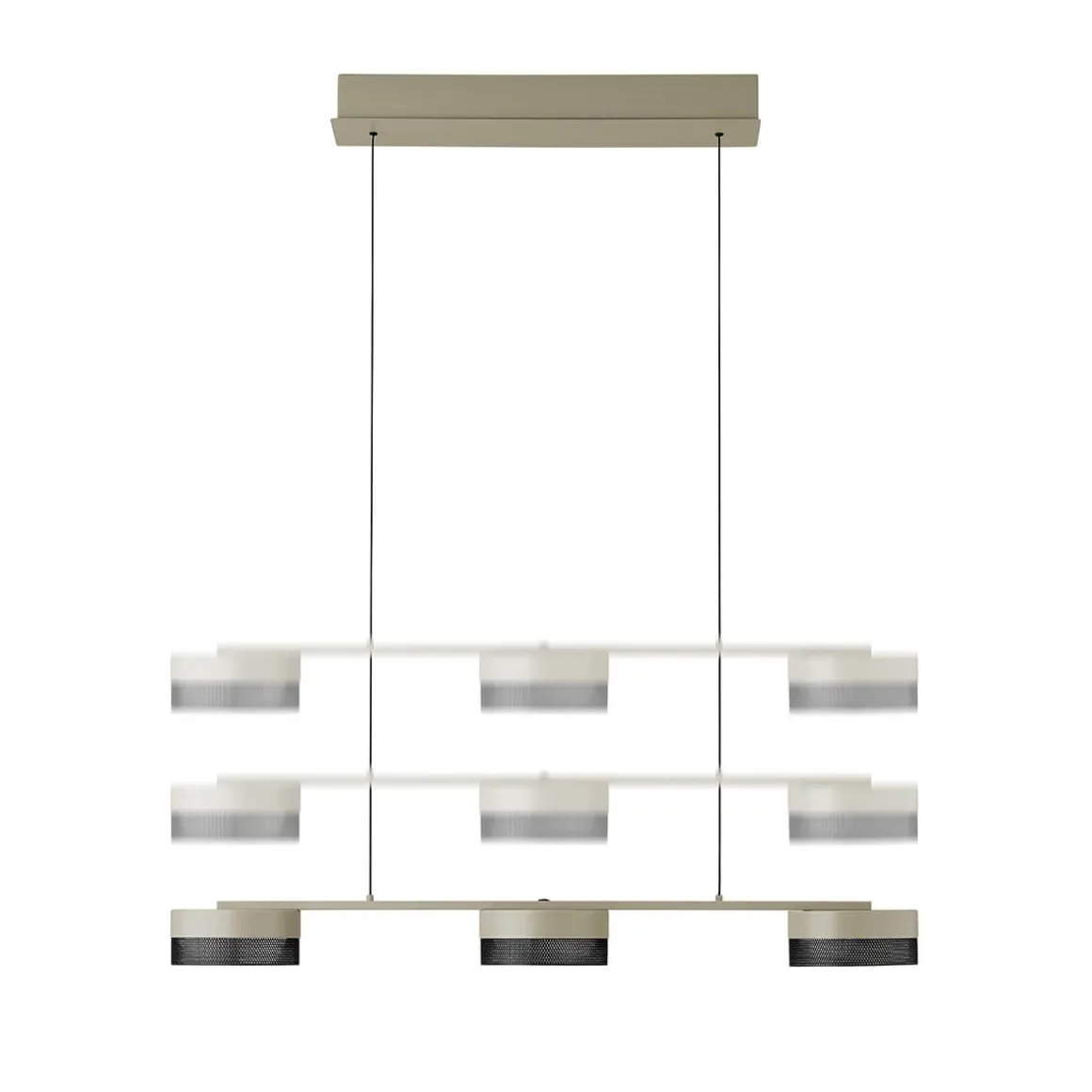 HELL Mesh LED Pendelleuchte, 3-flg.