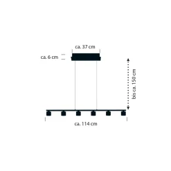 HELL Mila 20543 Pendelleuchte