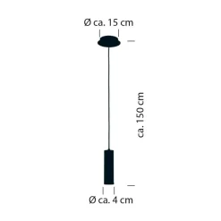 HELL Polo Pendelleuchte, 1-flg.