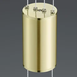 HELL Sam LED Pendelleuchte, 3-flg., mit Rondell