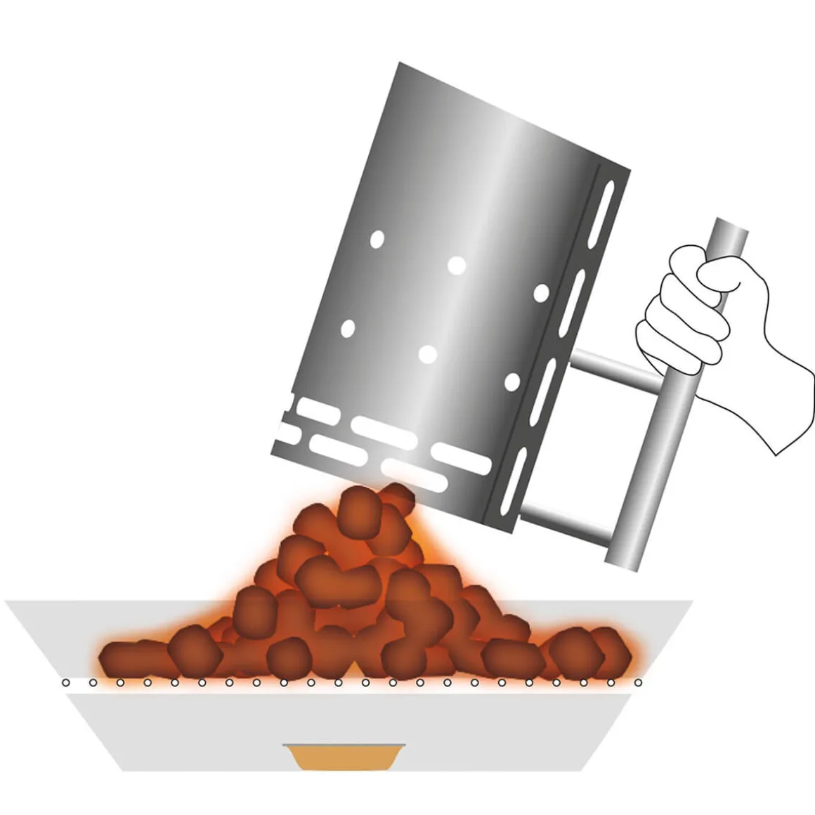 Höfats BBQ Starter Anzündkamin