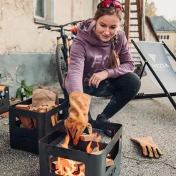 Höfats Beer Box Feuerkorb, Grill & Hocker