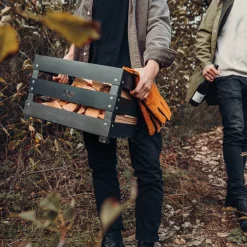 Höfats Crate Feuerkorb, Grill & Hocker