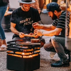 Höfats Cube Feuerkorb, Grill & Hocker