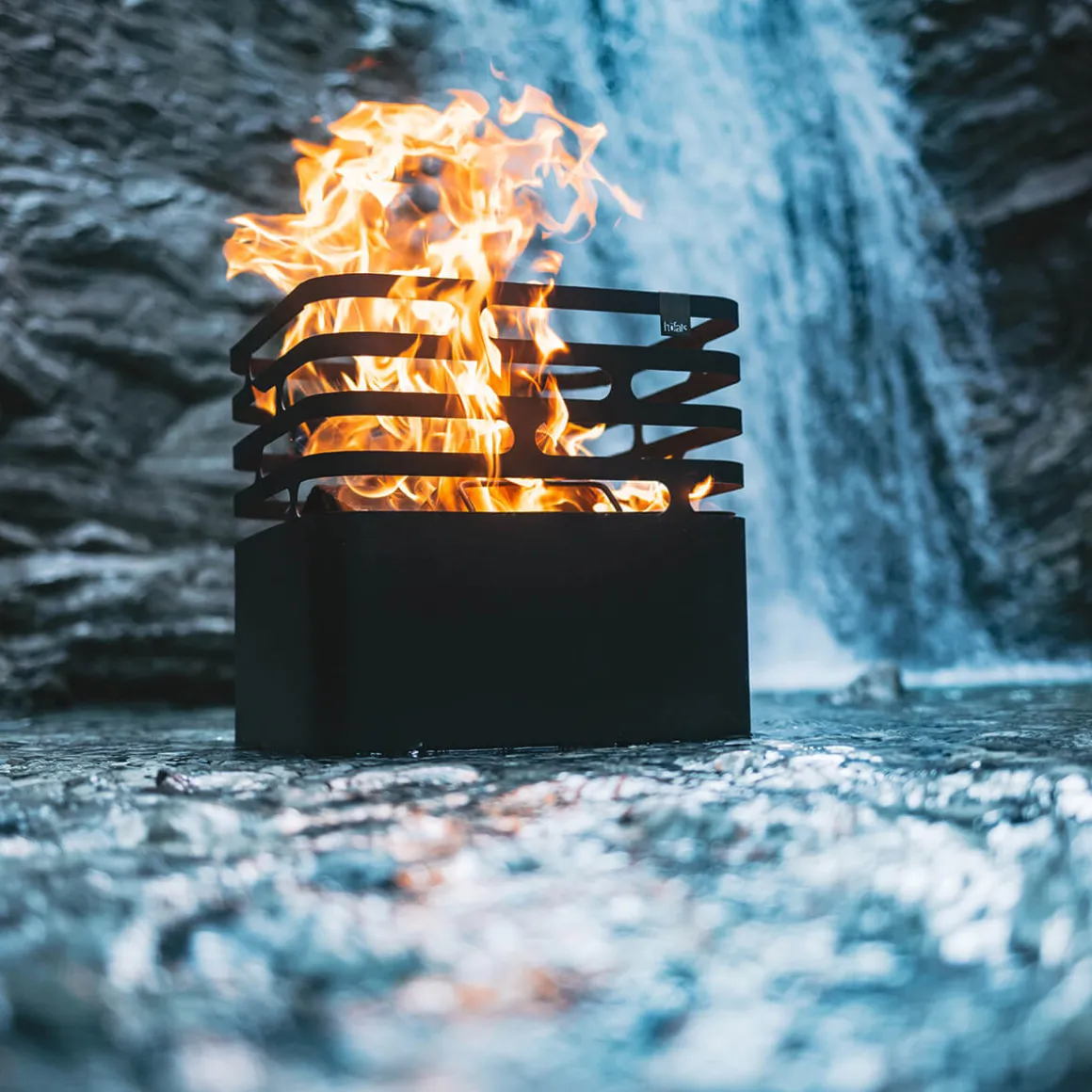 Höfats Cube Feuerkorb, Grill & Hocker