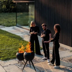 Höfats Moon 45 Feuerschale mit niedrigem Fuß