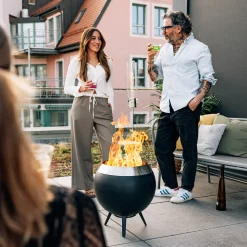 Höfats Moon 45 Feuerschale mit niedrigem Fuß