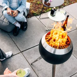 Höfats Moon 45 Feuerschale mit hohem Fuß