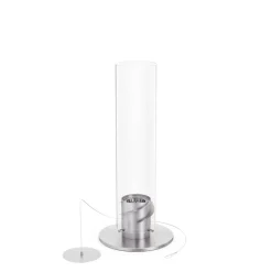 Höfats Spin 900 Tischfeuer & Windlicht, inkl. Bioethanol Flüssig-Brennstoff