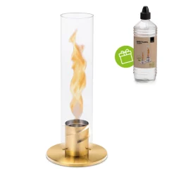 Höfats Spin 120 Tischfeuer & Windlicht, inkl. Bioethanol Brenngel
