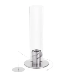 Höfats Spin 1200 Tischfeuer & Windlicht, inkl. Bioethanol Flüssig-Brennstoff