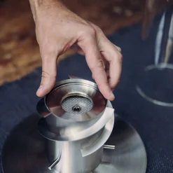 Höfats Spin 1200 Tischfeuer & Windlicht, inkl. Bioethanol Flüssig-Brennstoff