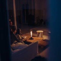 Höfats Spin 1200 Tischfeuer & Windlicht, inkl. Bioethanol Flüssig-Brennstoff