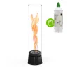 Höfats Spin air 1200 Tischfeuer & Windlicht, inkl. Bioethanol Flüssig-Brennstoff