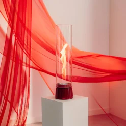 Höfats Spin air 1200 Tischfeuer & Windlicht, inkl. Bioethanol Flüssig-Brennstoff