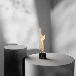Höfats Spin air 900 Tischfeuer & Windlicht, inkl. Bioethanol Flüssig-Brennstoff