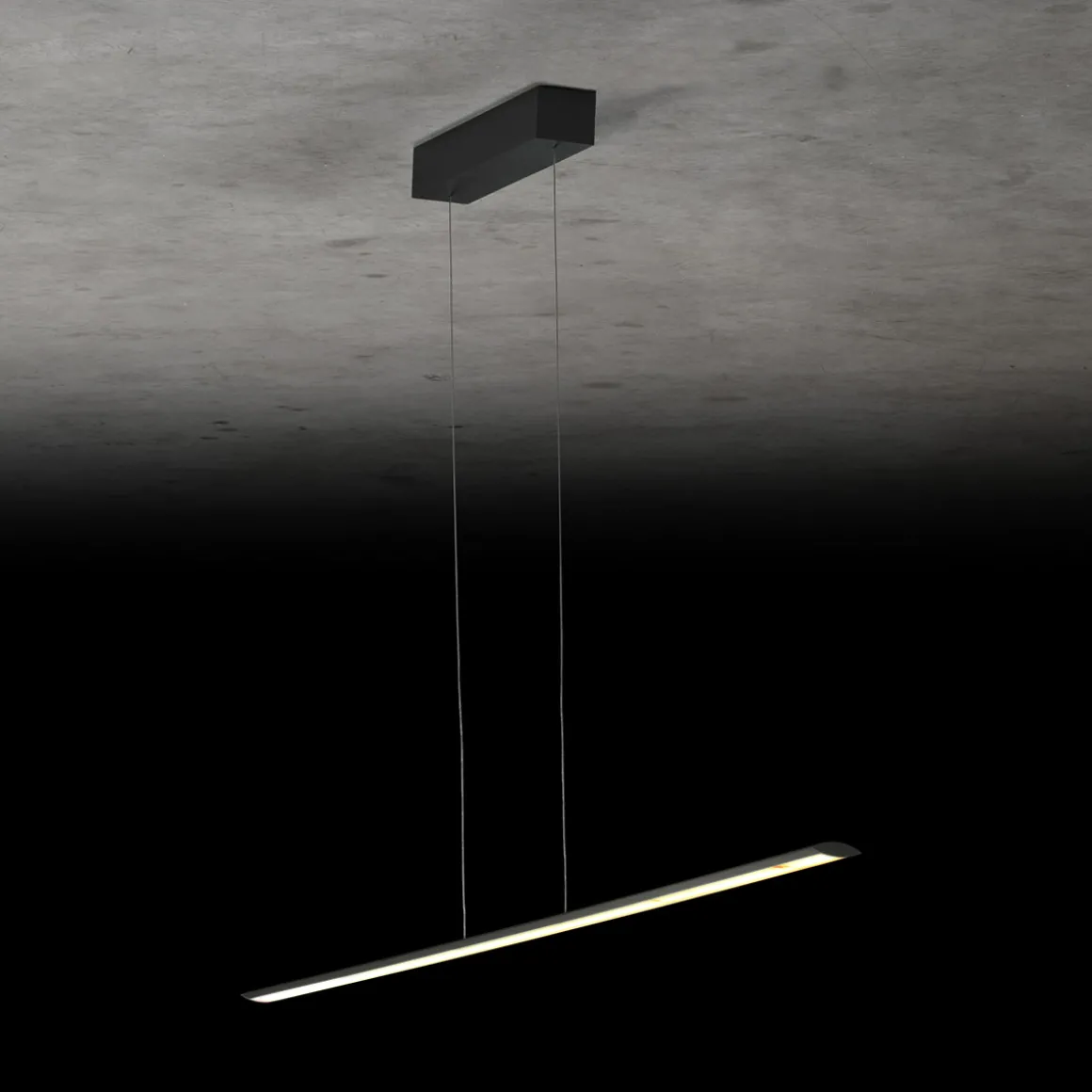 Holtkötter Leuchten Epsilon RR LED Pendelleuchte, Länge: 123 cm