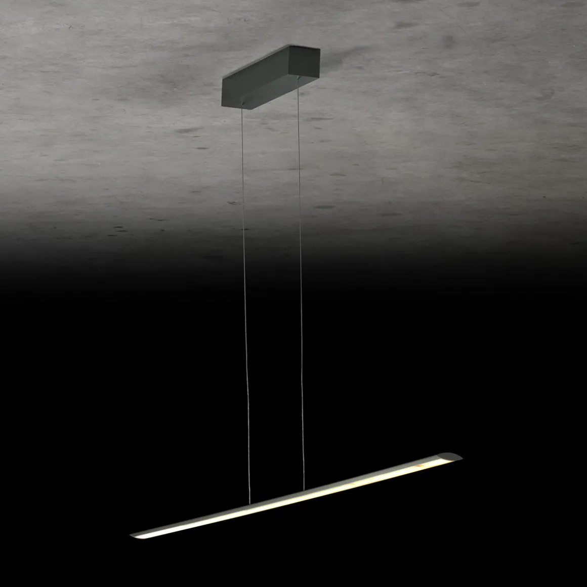 Holtkötter Leuchten Epsilon RR LED Pendelleuchte, Länge: 123 cm