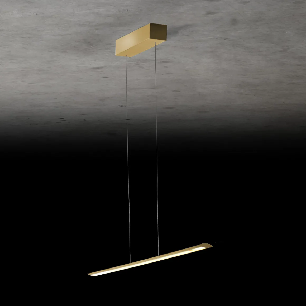 Holtkötter Leuchten Epsilon RR LED Pendelleuchte, Länge: 83 cm