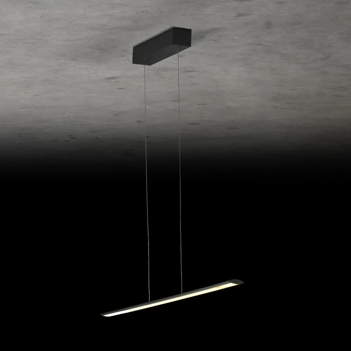 Holtkötter Leuchten Epsilon RR LED Pendelleuchte, Länge: 83 cm