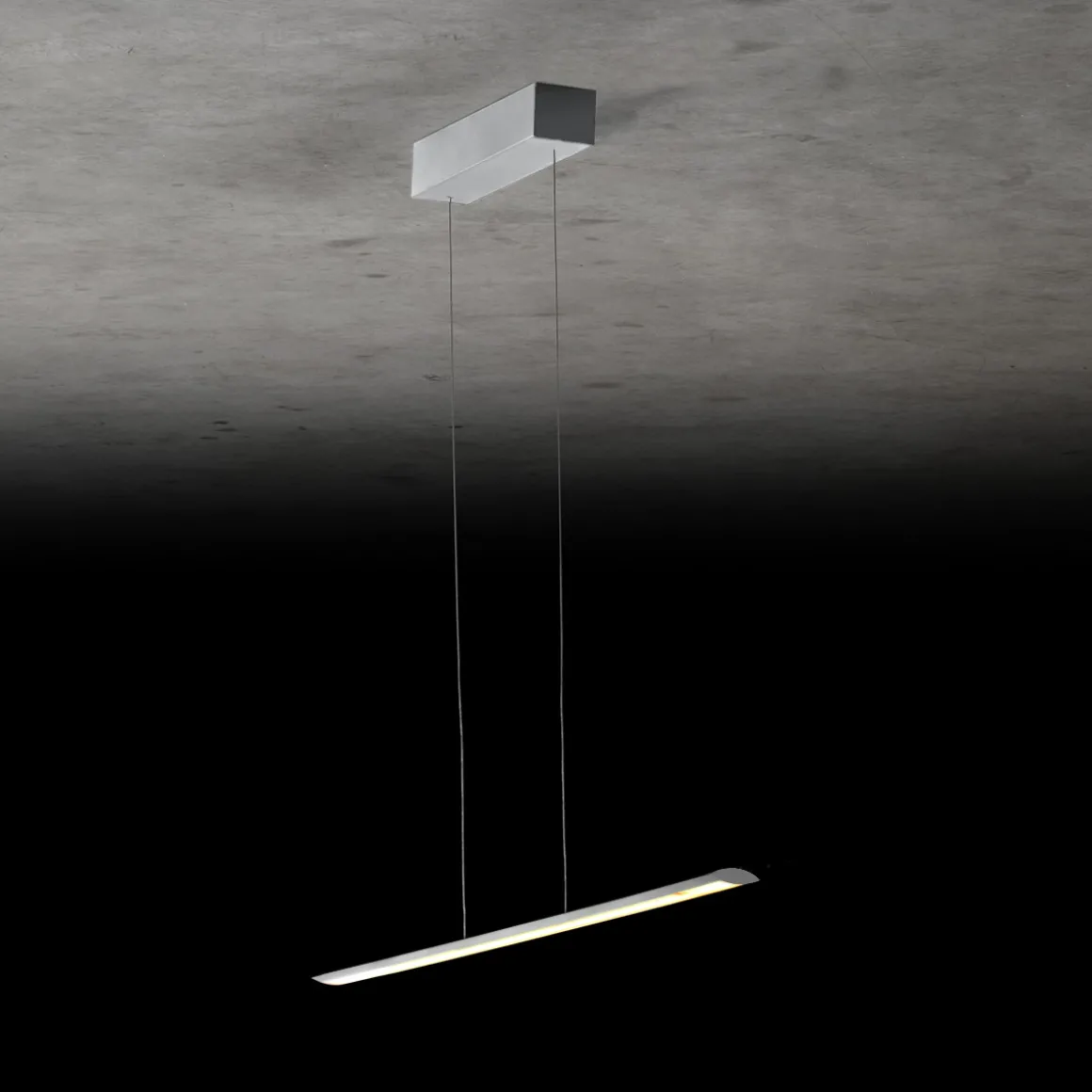 Holtkötter Leuchten Epsilon RR LED Pendelleuchte, Länge: 83 cm