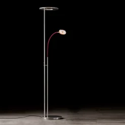 Holtkötter Leuchten Nova Flex LED Deckenfluter mit Lesearm